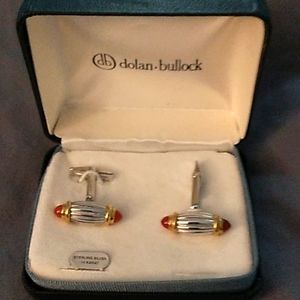 Dolan Bullock 14k Sterling Silver Cufflinks